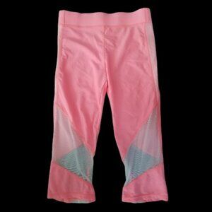 NWT Peach GOSSIP GIRL Netting Yoga Leggings Girls S Size 5-6